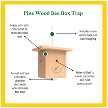 Load image into Gallery viewer, CARPENTER BEE TRAP BEST BEE BROTHERS - Log Home Center