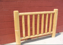 Load image into Gallery viewer, Cedar Hewn Log Railing - Log Home Center