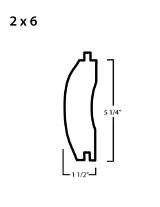 Log Siding 2x6 Tongue & Groove - Log Home Center