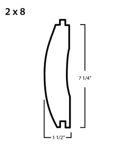 Log Siding 2x8 Tongue & Groove - Log Home Center
