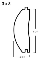 Load image into Gallery viewer, Log Siding 3x8 Tongue &amp; Groove - Log Home Center