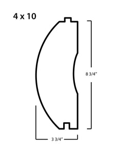 Log Siding 4x10 Tongue & Groove - Log Home Center