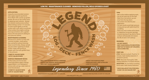 Legend Log Deck & Fence Wash - Log Home Center